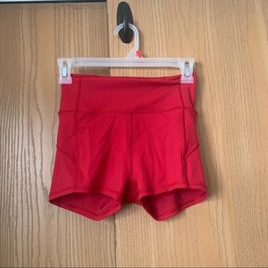 Lululemon high waisted shorts